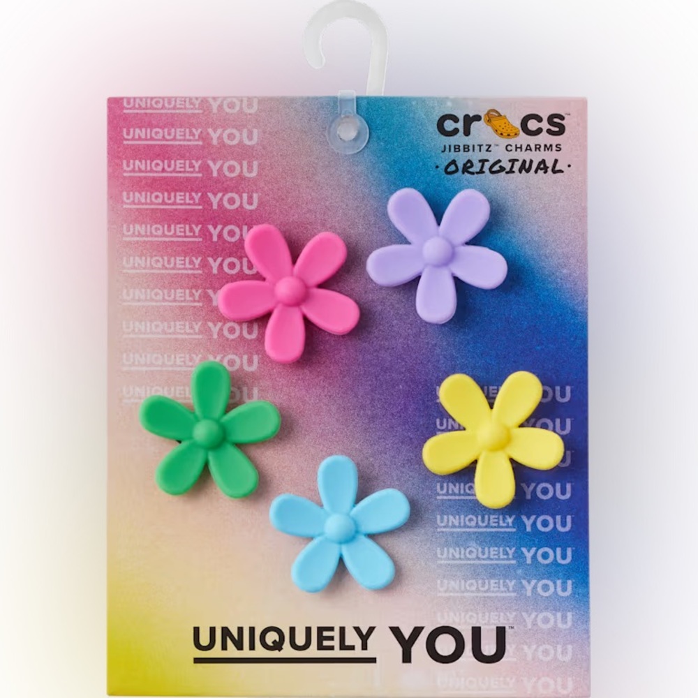 CROCS Jibbitz Flower Charms - Vibrant Mix